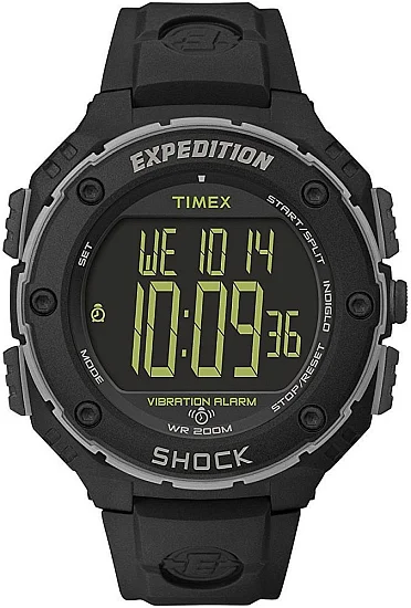 Timex Expedition Rugged Digital XL 50mm Resin Strap Indiglo T49950