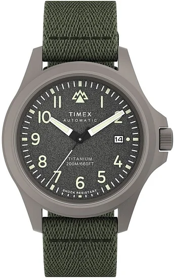 Timex Expedition Titanium Automatic 41mm Recycled Fabric Strap TW2V95300