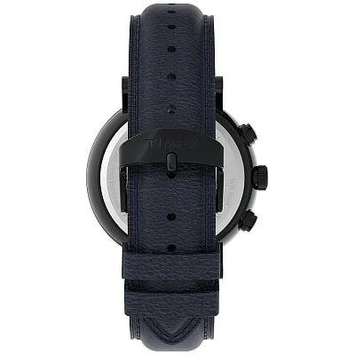 Timex Fairfield Chronograph 41mm Leather Strap Indiglo TW2U88900