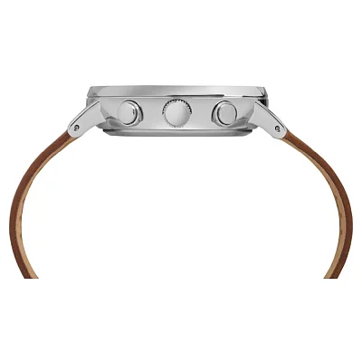 Timex Fairfield Chronograph 41mm Leather Strap Indiglo TW2R26700