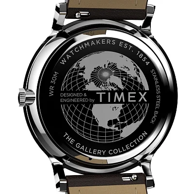 Timex Gallery Classic 40mm Leather Strap TW2W43700