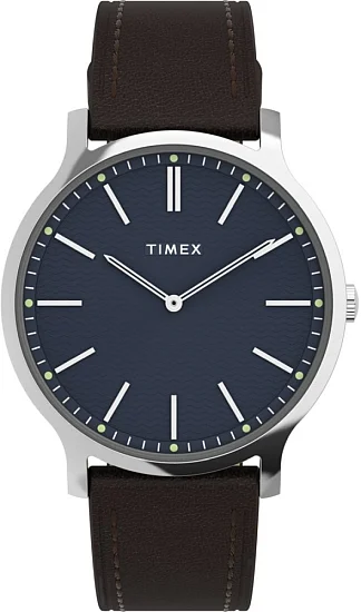 Timex Gallery Classic 40mm Leather Strap TW2W43700