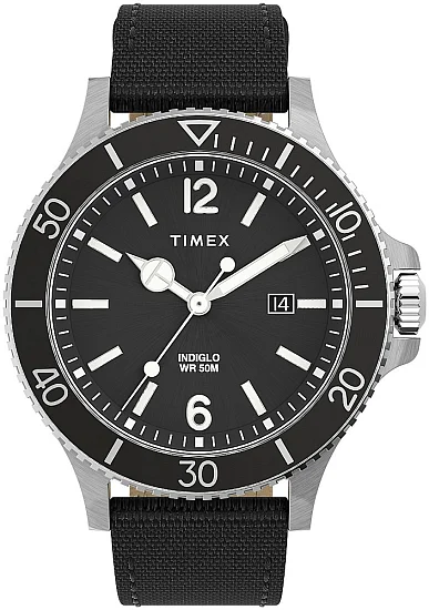 Timex Harborside 42mm Fabric Strap Indiglo TW2V27000
