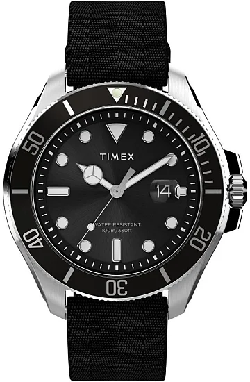 Timex Harborside Coast 43mm Recycled Fabric Strap TW2W62600