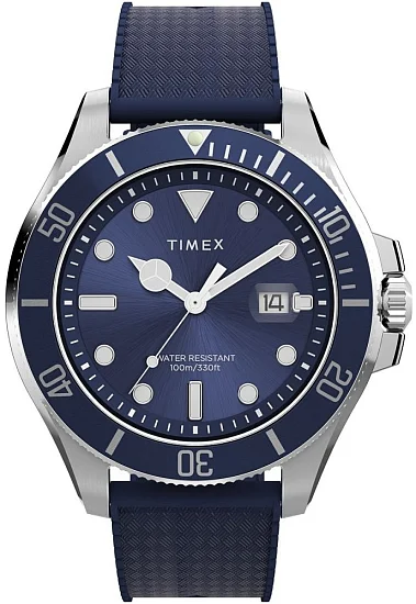 Timex Harborside Coast 43mm Synthetic Rubber Strap TW2Y05000