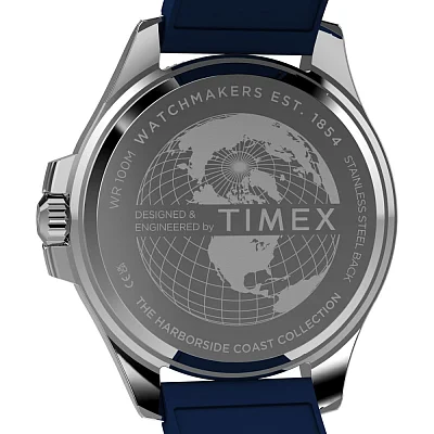 Timex Harborside Coast Multifunction 43mm Rubber Strap TW2Y33400
