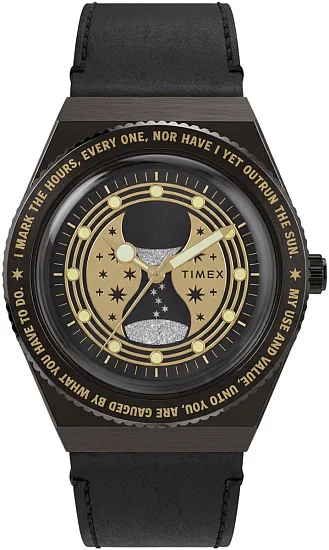 Timex Harry Potter x Q Time Turner 36mm Leather Strap TW2Y76000
