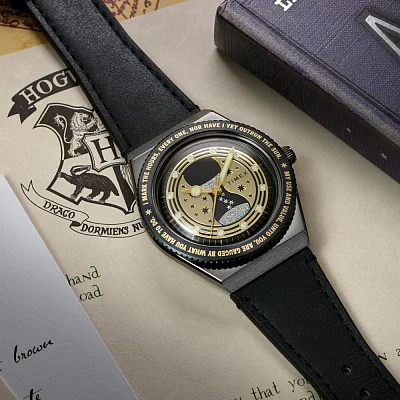 Timex Harry Potter x Q Time Turner 36mm Leather Strap TW2Y76000