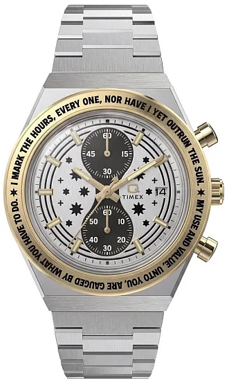 Timex x Harry Potter Q Turner Chronograph 40mm Stainless Steel TW2Y75900
