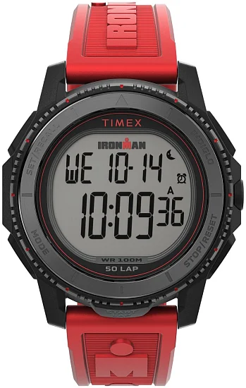 Timex Ironman Finisher Digital Adrenaline 465mm Resin Strap Indiglo TW5M57900