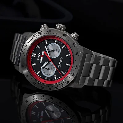 Timex Ironman Challenger Chronograph 44mm Stainless Steel Bracelet TW2Y02000