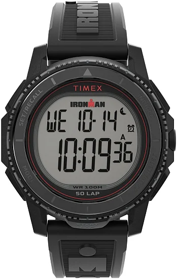 Timex Ironman Finisher Digital Adrenaline 465mm Resin Strap Indiglo TW5M57800