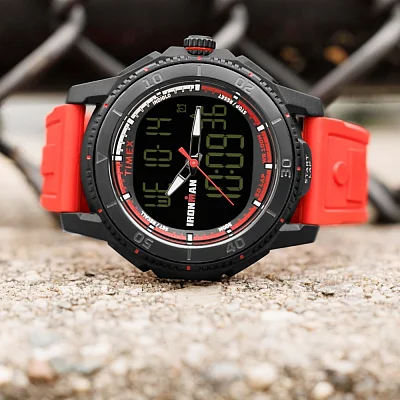 Timex Ironman Finisher Digital Adrenaline 46.5mm Resin Strap Indiglo TW2W53700