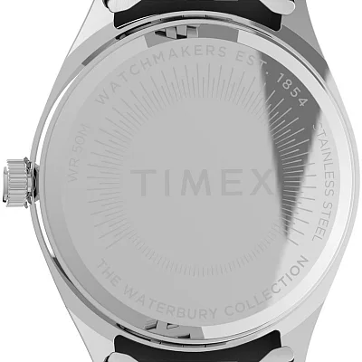 Timex Legacy Boyfriend 36mm Day-Date Indiglo Steel Bracelet TW2U78700
