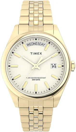Timex Legacy Day-Date 36mm Stainless Steel Bracelet TW2V68300