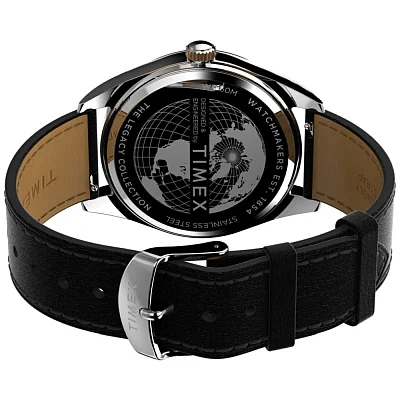 Timex Legacy Day-Date 41mm Leather Strap TW2W57400