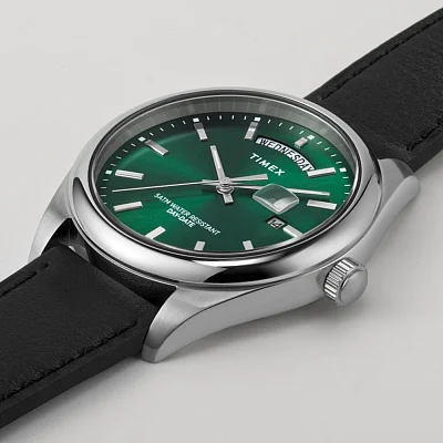 Timex Legacy Day-Date 41mm Leather Strap TW2W57300