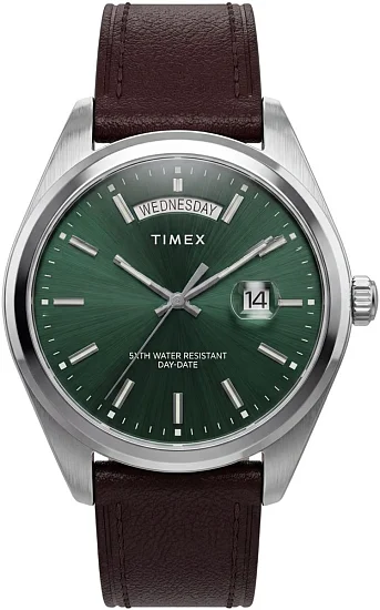 Timex Legacy Day-Date 41mm Leather Strap Set TWG068800