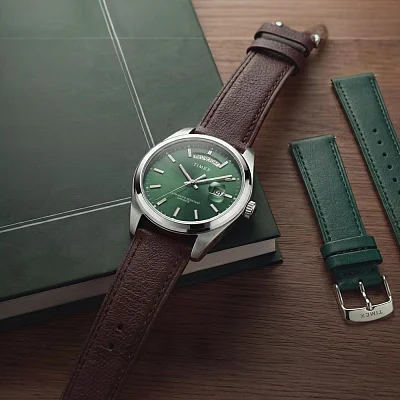 Timex Legacy Day-Date 41mm Leather Strap Set TWG068800