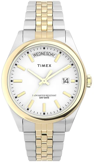 Timex Legacy Day-Date 36mm Stainless Steel Bracelet TW2V68500