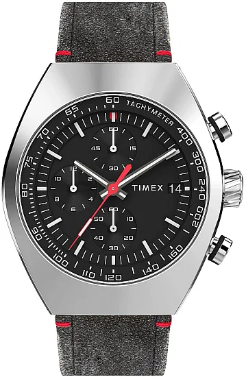 Timex Legacy Tonneau Chronograph 42mm Leather Strap TW2W50000