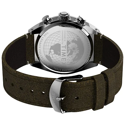Timex Legacy Tonneau Chronograph 42mm Leather Strap TW2W50100
