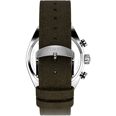 Timex Legacy Tonneau Chronograph 42mm Leather Strap TW2W50100