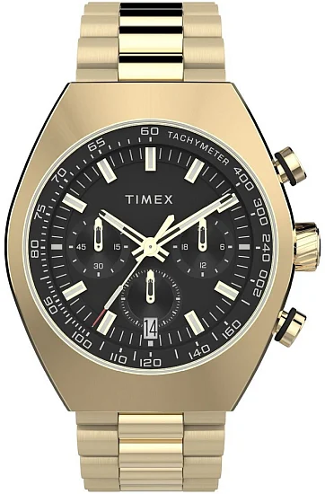 Timex Legacy Tonneau Chronograph 42mm Stainless Steel Bracelet TW2W22100