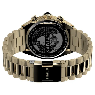 Timex Legacy Tonneau Chronograph 42mm Stainless Steel Bracelet TW2W22100