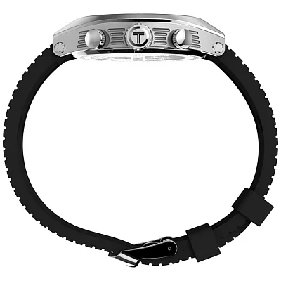 Timex Legacy Tonneau Chronograph 42mm Tropic Silicone Strap TW2W64500
