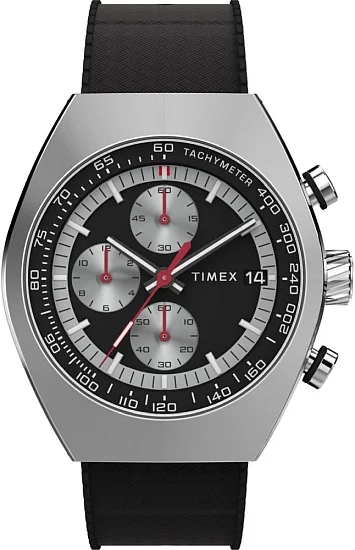 Timex Legacy Tonneau Chronograph 42mm Tropic Silicone Strap TW2W64500