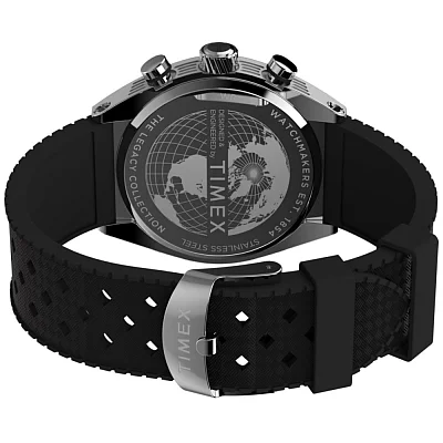 Timex Legacy Tonneau Chronograph 42mm Tropic Silicone Strap TW2W64500