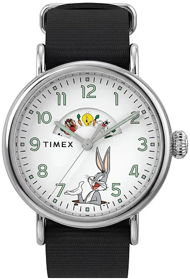 Timex x Looney Tunes Bugs and Friends Standard 40mm Fabric Strap TW2Y99100
