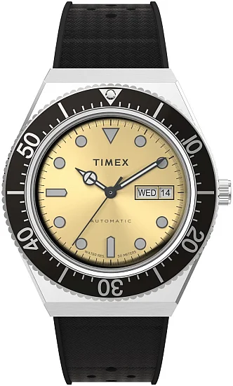 Timex M79 Automatic Automatic Day-Date 40mm Synthetic Rubber Strap TW2W47600