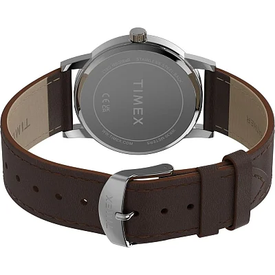 Timex Main Street 38mm Leather Strap TW2Y67500