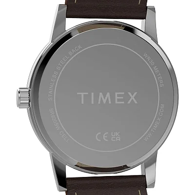 Timex Main Street 38mm Leather Strap TW2Y67500