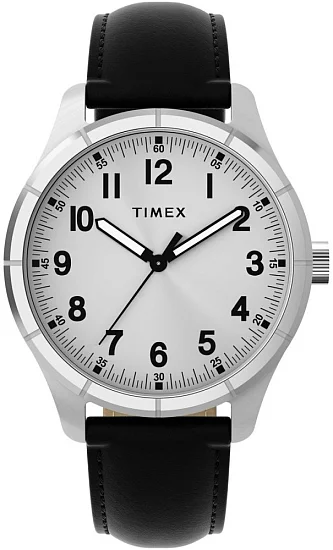 Timex Main Street 42mm Leather Strap TW2Y16000