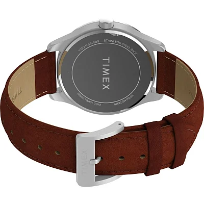 Timex Main Street 42mm Leather Strap TW2Y16200