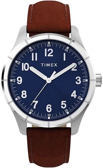 Timex Main Street 42mm Leather Strap TW2Y16200