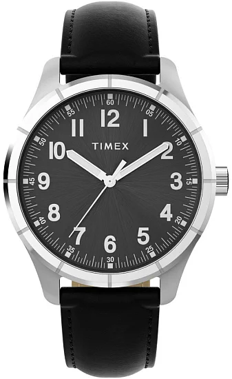 Timex Main Street 42mm Leather Strap TW2Y16100