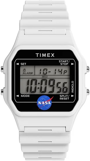 Timex Main Street NASA Artemis Digital 36mm Resin Strap Indiglo TW2Y13500