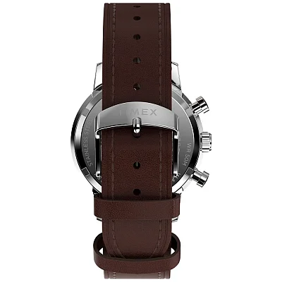 Timex Marlin Chronograph Tachymeter 40mm Leather Strap TW2W51400