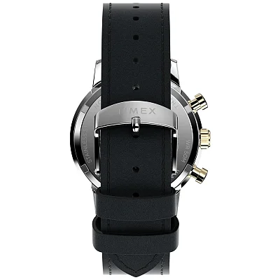 Timex Marlin Chronograph Tachymeter 40mm Leather Strap TW2W10000