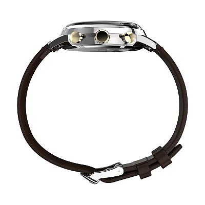 Timex Marlin Chronograph Tachymeter 40mm Leather Strap TW2W60400