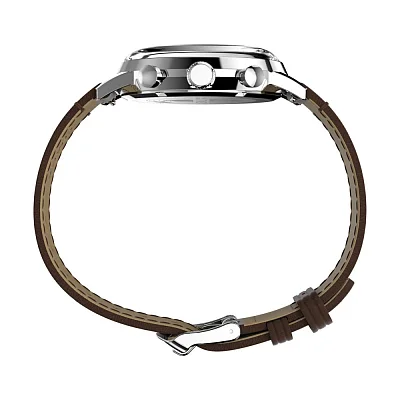 Timex Marlin Chronograph Tachymeter 40mm Leather Strap TW2Y66600