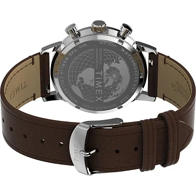Timex Marlin Chronograph Tachymeter 40mm Leather Strap TW2Y66600
