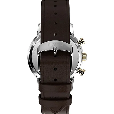 Timex Marlin Chronograph Tachymeter 40mm Leather Strap TW2W60400