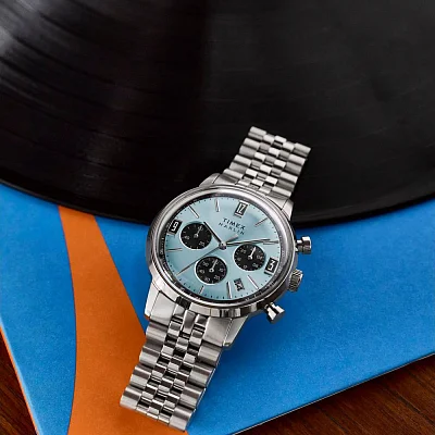 Timex Marlin Chronograph Tachymeter 40mm Stainless Steel Bracelet TW2Y66500