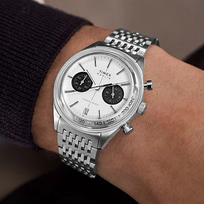 Timex Marlin Jet Quartz Chronograph 40mm Stainless Steel Bracelet TW2Y24600