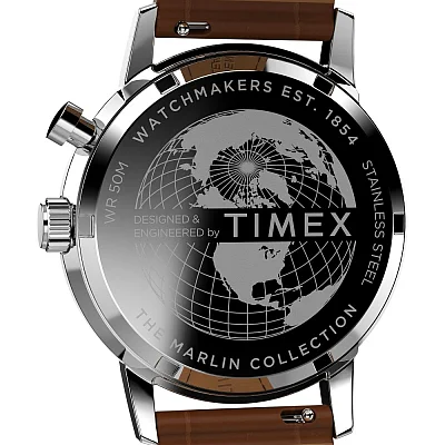 Timex Marlin Multifunction 40mm Leather Strap TW2W51000